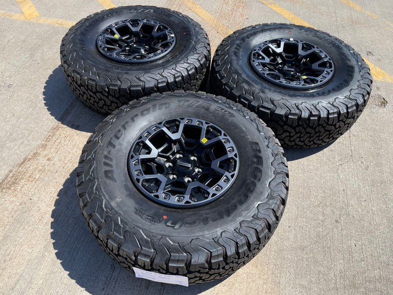 17" Ford F-150 Raptor R OEM BEADLOCK rim wheel 37" tire spare 2024 2025 2026 NEW Texas Truck Tire