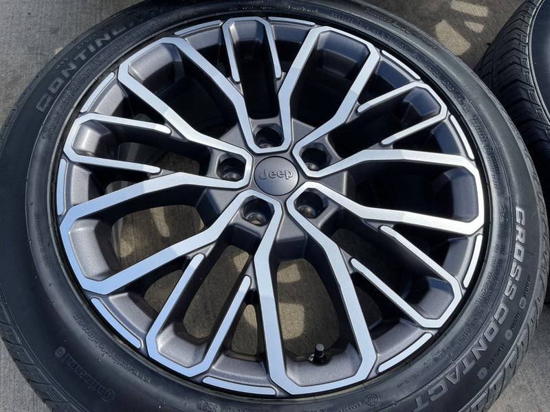 21" Jeep Grand Cherokee L OEM wheels rims 9290 Durango CONTINENTAL NEW Texas Truck Tire