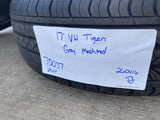 17" VW Tiguan OEM 70037 wheels rims tires 2020 2021 2022 2023 2024 2025 2026 Texas Truck Tire