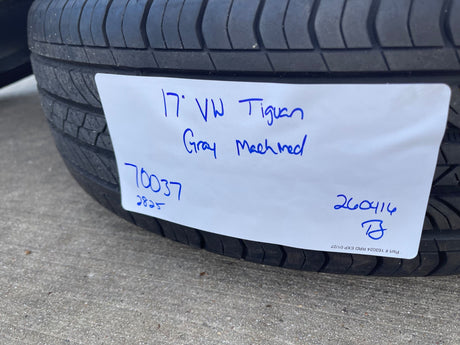 17" VW Tiguan OEM 70037 wheels rims tires 2020 2021 2022 2023 2024 2025 2026 Texas Truck Tire