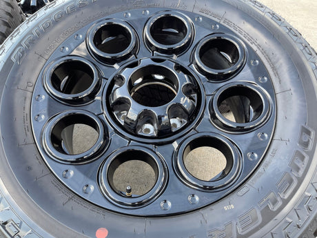 20" Ford F-250 F-350 OEM black Lariat 10299 10484 wheels rims 2024 2025 2026 NEW Texas Truck Tire