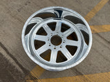 22x12 American Force G55 Tempo SS Polished Ram 2500 3500 wheel rim 8x165 NEW Texas Truck Tire
