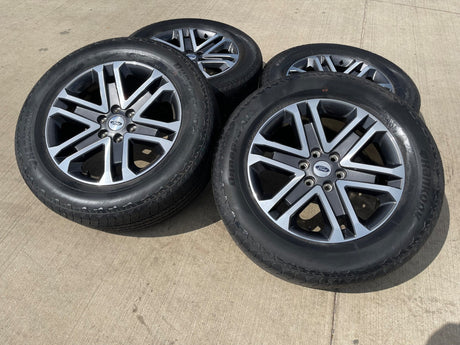 20" Ford F-150 OEM rims wheels 10345 95025 Expedition HANKOOK A/T2 GREAT DEAL Texas Truck Tire