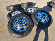 17" Chevy Silverado GMC Sierra 3500 Dually simulator rims wheels OEM 8094 tires Texas Truck Tire