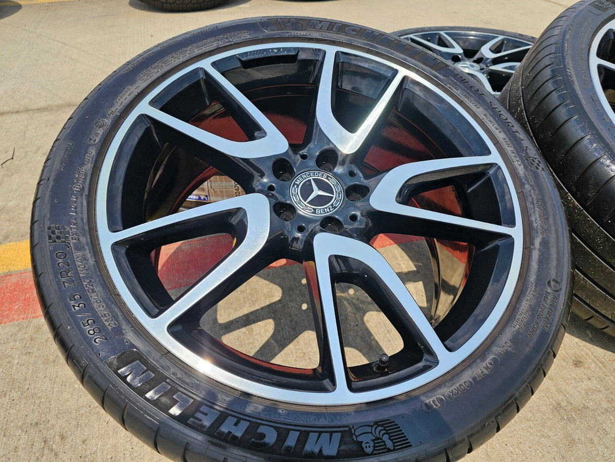 20" Mercedes E43 E53 E400 AMG S580 S65 S63 OEM 85543 85544 wheels rims Texas Truck Tire