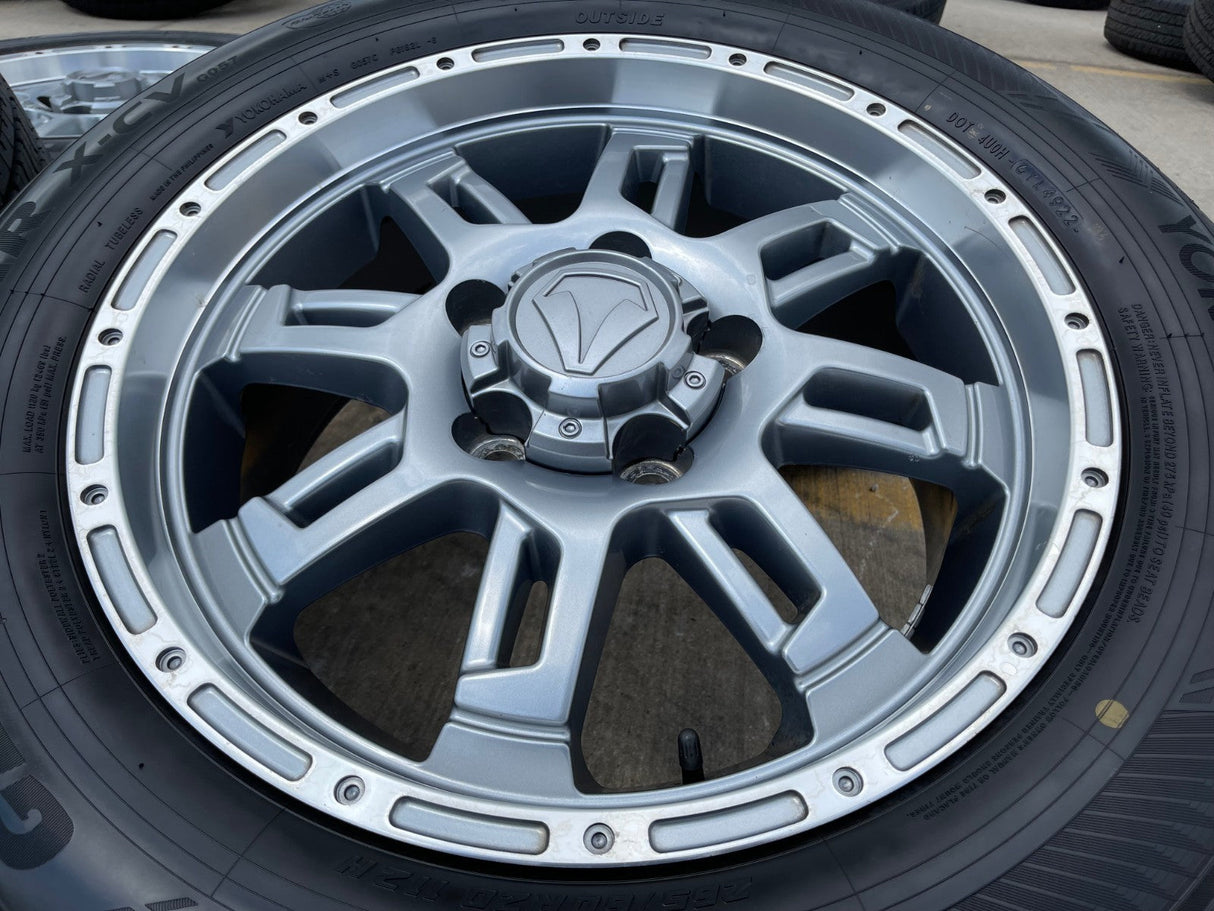 20" Toyota Tundra TSS TRD T Force OEM wheels rims 5x150 tires Texas Truck Tire