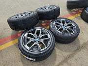 19" BMW OEM 5 Series wheels rims 86710 5x112 G60 i5 2024 2025 2026 NEW GOODYEAR Texas Truck Tire