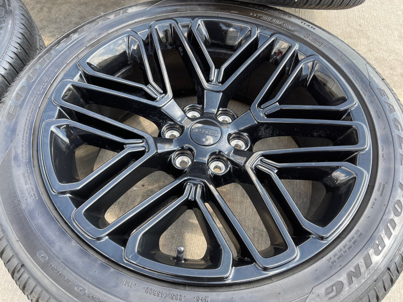 22" Jeep Grand Wagoneer OEM LIMITED 9317 rims wheels RAM 1500 2023 2024 2025 Texas Truck Tire