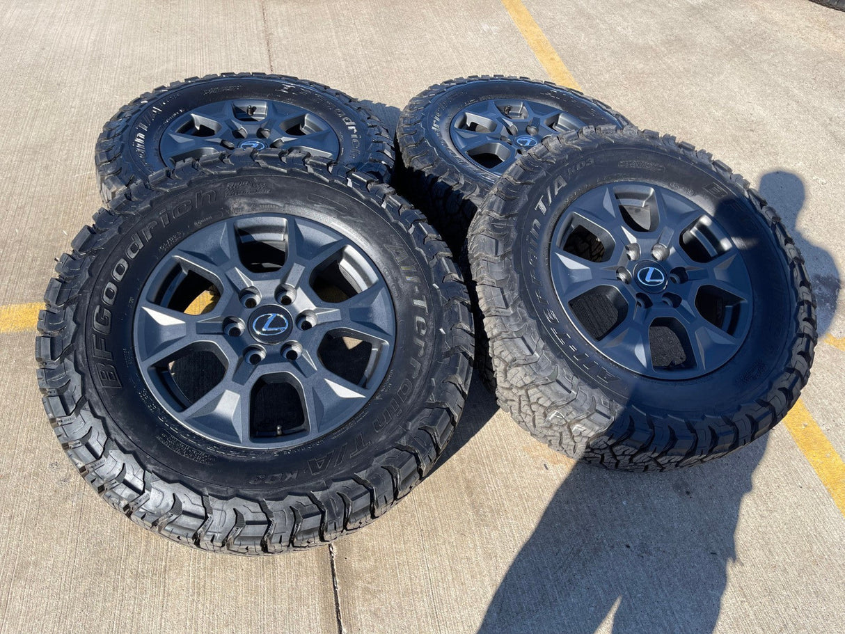 18" Toyota 4Runner Land Cruiser TRD Tundra OEM 10544 wheels rims GX550 NEW BFG Texas Truck Tire