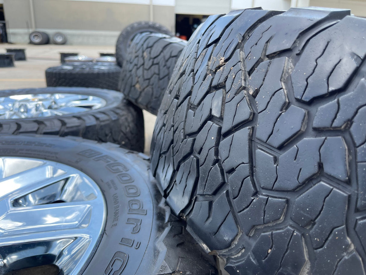 20" Chevy Silverado High Country LTZ 2500 3500 OEM 14124 wheels rims BFG KO3 A/T Texas Truck Tire