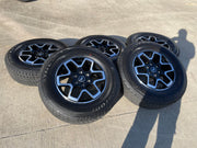 18" Ford Bronco wheels rims tires black 95213 Ranger 2023 2024 2025 2026 NEW Texas Truck Tire