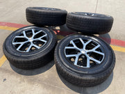 18" Jeep Grand Cherokee L OEM wheels rims 9285 95198 Durango 2025 MICHELIN NEW Texas Truck Tire