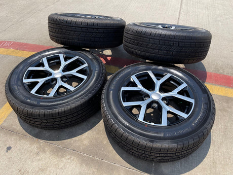 18" Jeep Grand Cherokee L OEM wheels rims 9285 95198 Durango 2025 MICHELIN NEW Texas Truck Tire