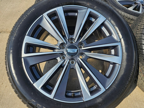 22" Cadillac Escalade Platinum OEM wheels rims tires 2024 2025 2026 NEW Texas Truck Tire