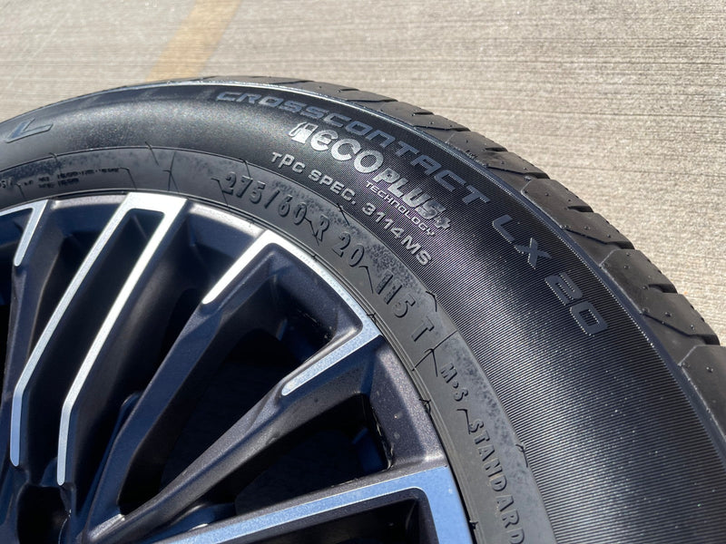 20" GMC Sierra Yukon Chevy Silverado OEM wheels rims 2024 2025 2026 CONTINENTAL Texas Truck Tire