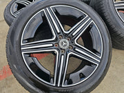 21" Mercedes GLE AMG OEM black wheels rims 85940 85941 tires 2024 2025 2026 Texas Truck Tire