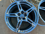 19" + 20" Chevy Corvette C8 OEM Replica rims 14007 14008 2023 2024 2025 USED Texas Truck Tire