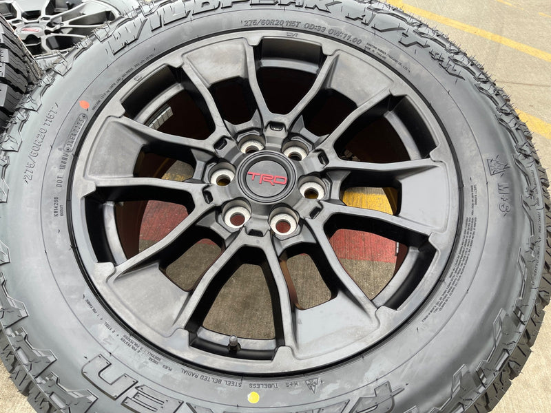 20" Toyota Tundra TRD OEM wheels rims 95314 65196 Sequoia FALKEN 2026 NEW 33" Texas Truck Tire