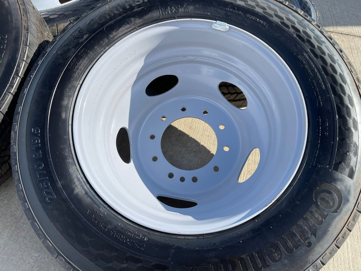 19.5" Ford F-450 Dually F-550 rims wheels RAM 4500 OEM 10x225 CONTINENTAL NEW Texas Truck Tire