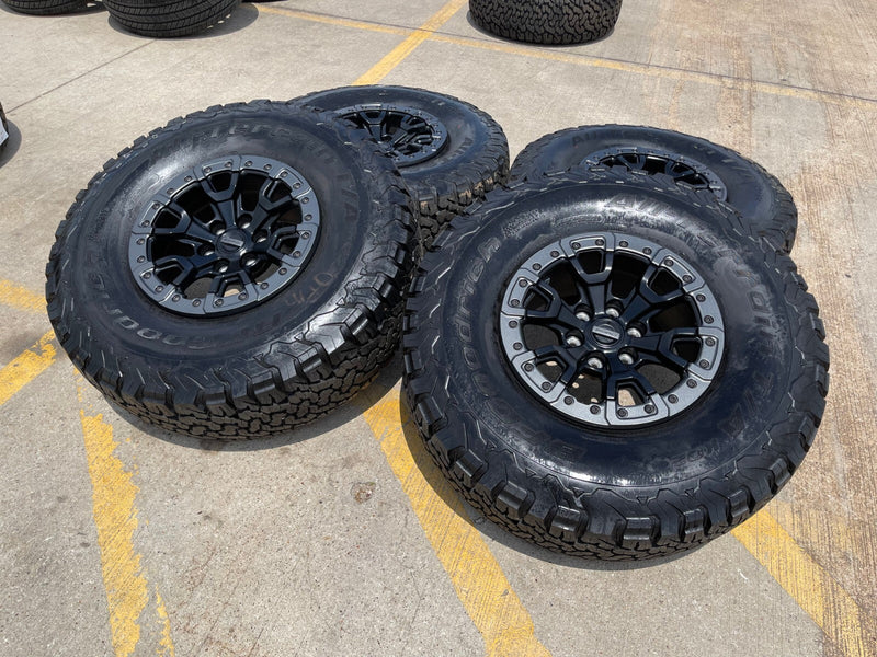 17" Ford F-150 Raptor Bronco R OEM BEADLOCK 51222 rims wheels 37" 2024 2025 NEW Texas Truck Tire