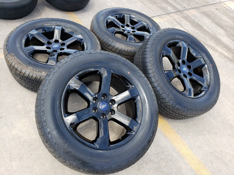 20" Ford F-150 TIMBERLINE OEM rims wheels 10347 Expedition black NEW Texas Truck Tire