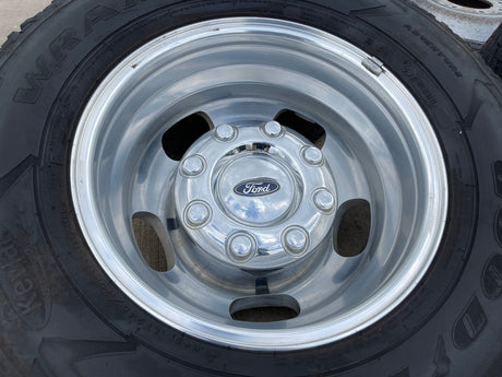 17" Ford F-350 Dually OEM 10477 10478 rims wheels 2023 2024 2025 GOODYEAR Texas Truck Tire
