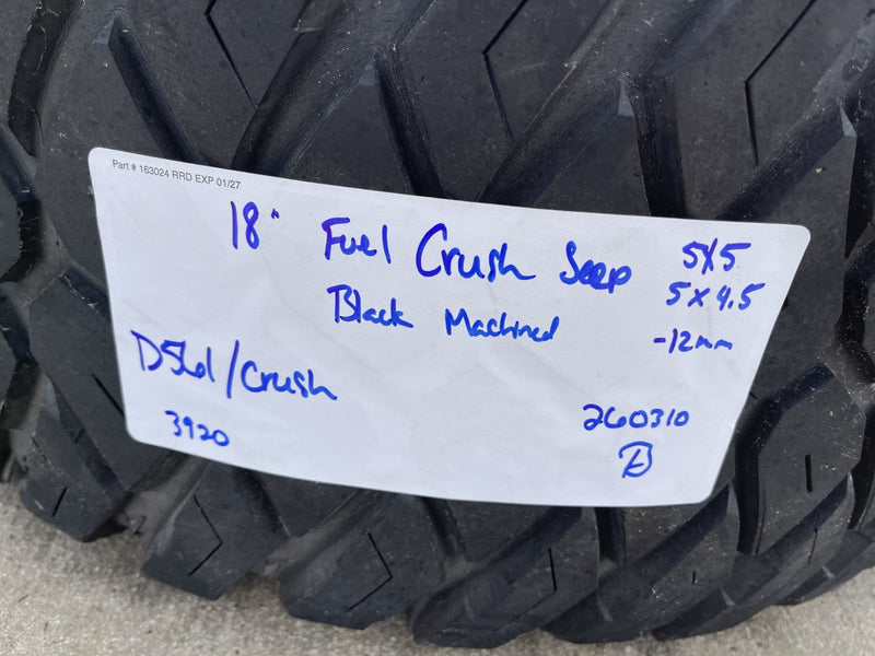18" 18x9 Fuel Crush D561 Jeep Wrangler wheels rims 5x114.3 5x4.5 5x5 5x127 35" Texas Truck Tire