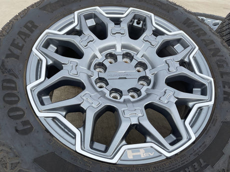 22" Hummer EV HEV 2500 OEM 8x165 14094 wheels rims 2022 2023 2024 2025 2026 Texas Truck Tire