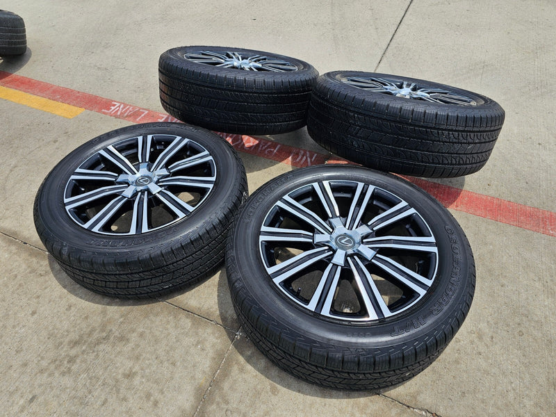 21" Lexus LX570 Toyota Land Cruiser OEM 74341 wheels rims tires 5x150 YOKOHAMA Texas Truck Tire