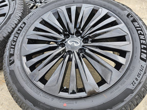 22" Infiniti QX80 QX56 Nissan Titan Armada OEM 94236 wheels rims 2025 2026 NEW Texas Truck Tire