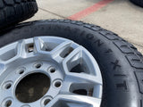 17" Chevy Silverado GMC Sierra 2500 OEM 5948 wheels rims FIRESTONE X/T 33" Texas Truck Tire