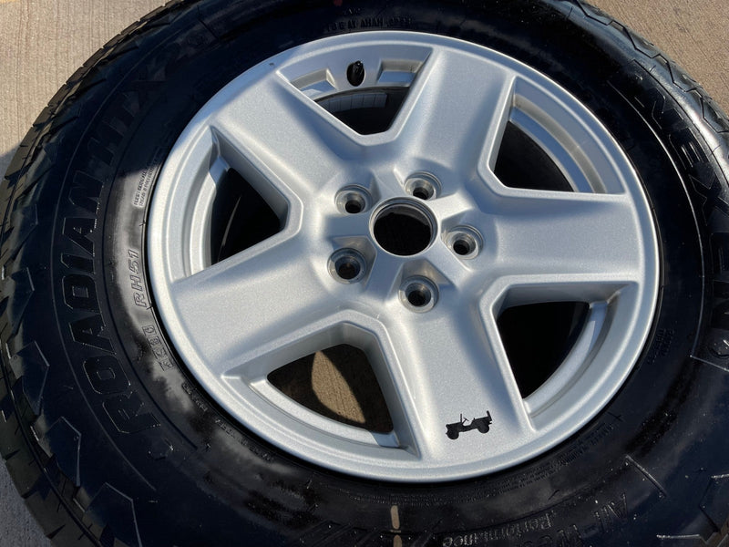17" Jeep Gladiator SPORT OEM wheel rim 9235 spare Wrangler 2023 2024 2025 NEW Texas Truck Tire