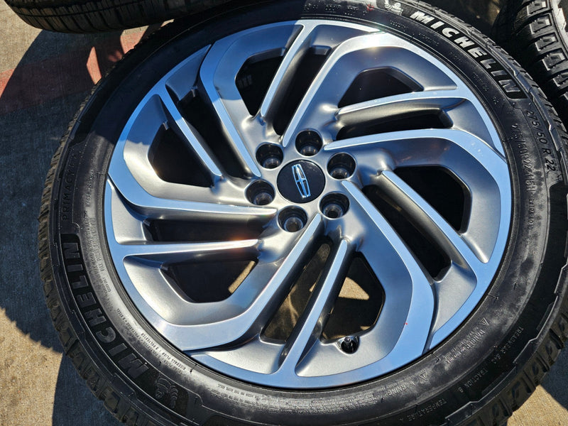 22" Lincoln Navigator OEM 94225 rims wheels BLACK LABEL 2025 2026 MICHELIN NEW Texas Truck Tire
