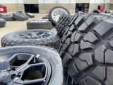 17" Jeep Gladiator OEM wheels rims 9326 95729 Wrangler BFG KM2 Texas Truck Tire
