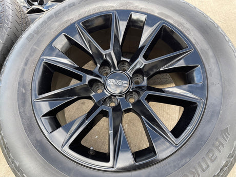 20" Chevy Tahoe Silverado OEM 5919 wheels rims GMC Yukon HANKOOK A/T2 Texas Truck Tire