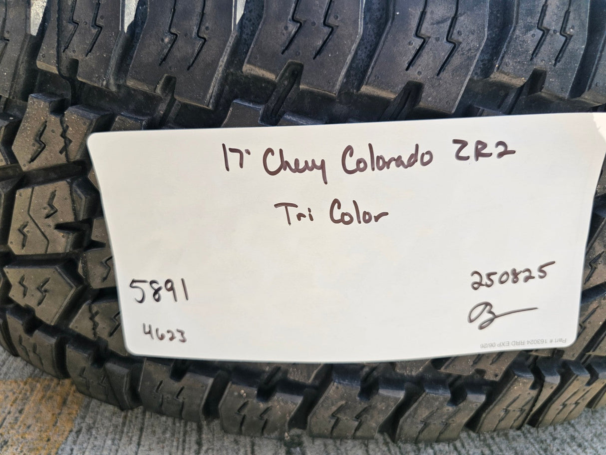 17" Chevy Colorado ZR2 OEM 5891 wheels rims tires GMC Canyon NEW Texas Truck Tire