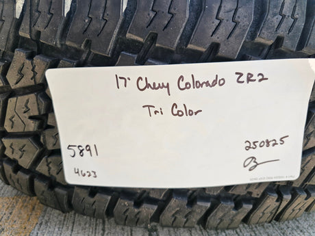 17" Chevy Colorado ZR2 OEM 5891 wheels rims tires GMC Canyon NEW Texas Truck Tire