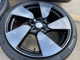 21" Lucid Air Grand Touring OEM 95618 95619 wheels rims black tires NEW Texas Truck Tire