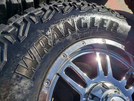 18x9 GEAR 737 wheels rims tires Ford F-150 Chevy RAM 1500 Tacoma 6x139 6x135 Texas Truck Tire