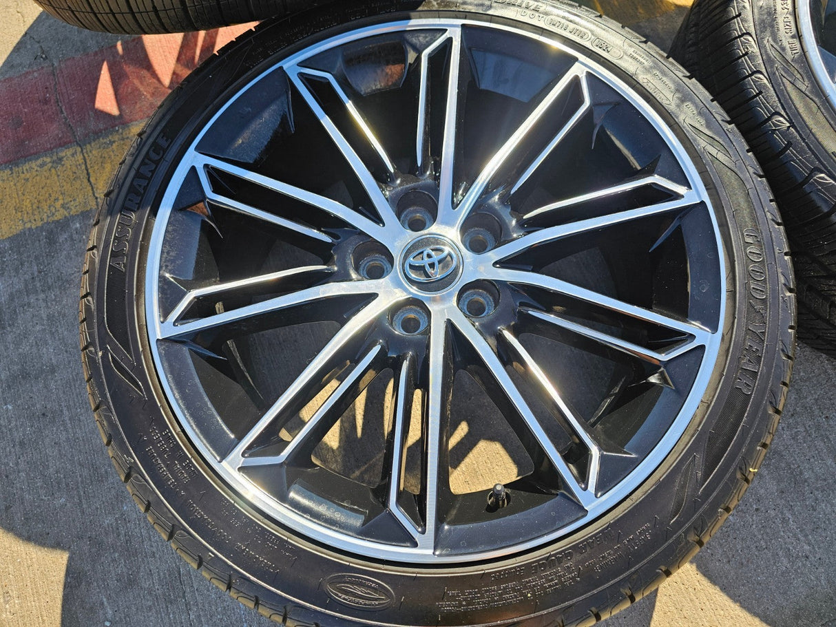 19" Toyota Avalon Camry OEM black wheels rims 75234 Lexus GOODYEAR Texas Truck Tire