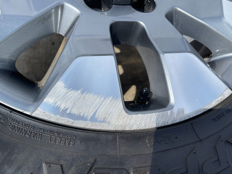 20" Chevy Silverado GMC Sierra AT4 2500 3500 OEM 5960 5947 wheels rims NITRO 35" Texas Truck Tire
