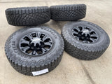 18" Ford F-250 F-350 TREMOR OEM rims wheels 10097 tires GOODYEAR 35" Texas Truck Tire