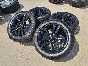 18" Ford Mustang GT OEM BLACK wheels rims PR3C-1007-BA tires 2024 2025 2026 NEW Texas Truck Tire
