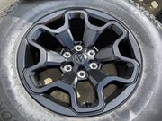 18" Dodge Ram 1500 TRX RHO Black OEM 66002 wheels rims HANKOOK A/T2 35" Texas Truck Tire