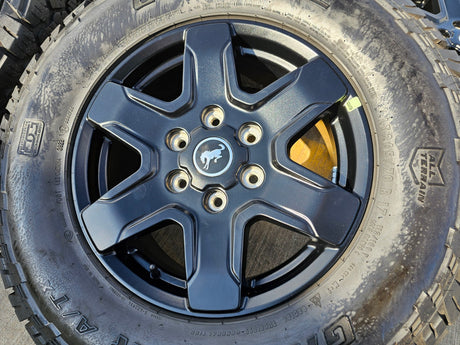17" Ford Bronco wheels rims 95292 10383 SASQUATCH Ranger 2024 2025 GENERAL A/TX Texas Truck Tire