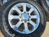 20" Dodge Ram 2500 3500 LARAMIE OEM 2700 wheels rims tires 2024 2025 2026 NEW Texas Truck Tire