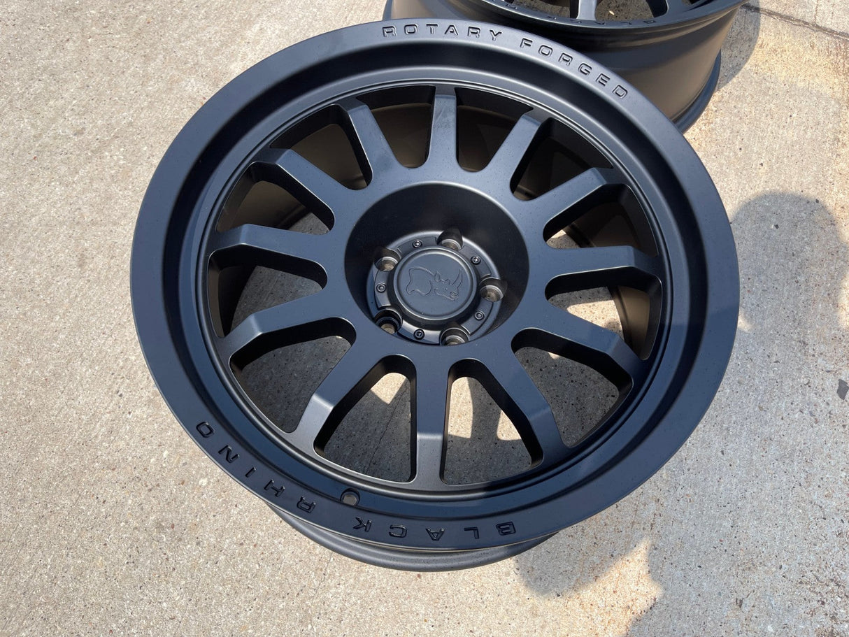 (1) 20" 20x9.5 Black Rhino Rapid RF Jeep Wrangler Gladiator wheel rim NEW Texas Truck Tire