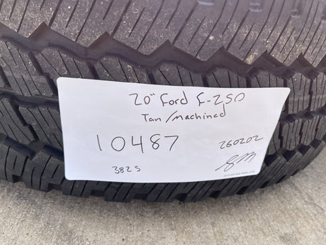 20" Ford F-250 F-350 OEM 10487 LIMITED KING RANCH tan wheels rims 2025 2026 NEW Texas Truck Tire
