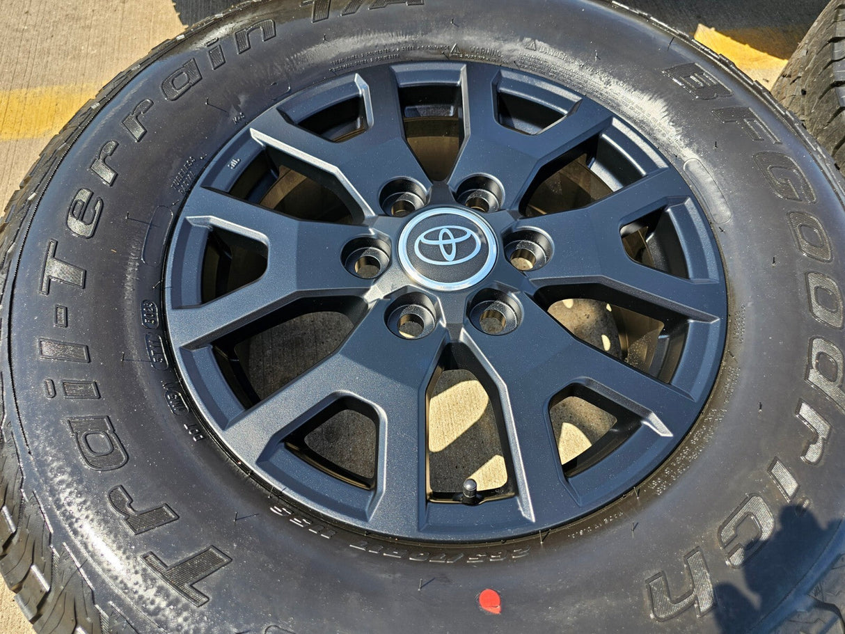 17" Toyota Tacoma 4Runner TRD OEM 10637 94254 wheels rims 2025 2026 NEW BFG Texas Truck Tire