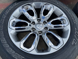 20" Dodge Ram 1500 OEM Laramie Long Horn 2677 wheels rims 2023 2024 2025 2026 Texas Truck Tire